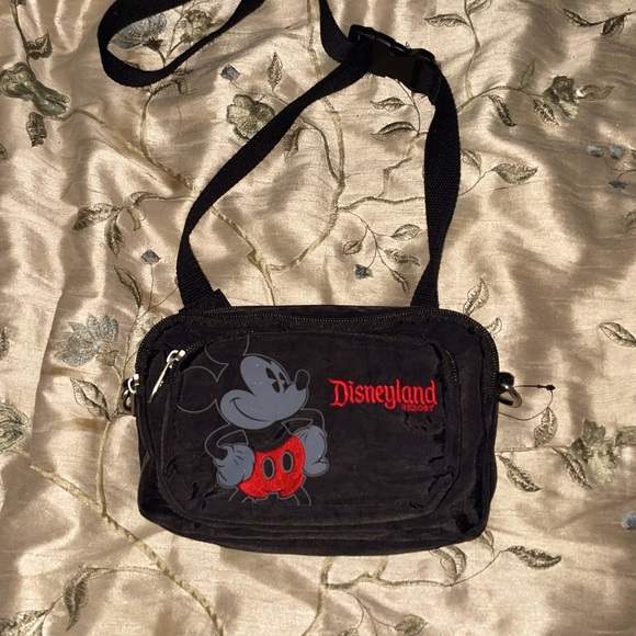 Other - Black Disney bag with adjustable straps
